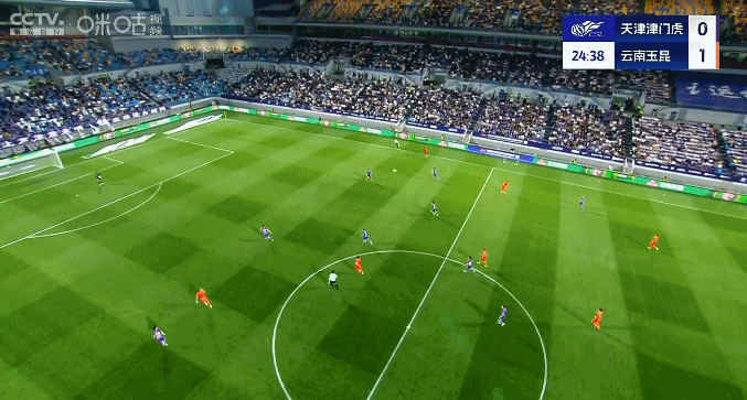 韩子龙挑射制胜，云南玉昆客场1-0津门虎取队史首次中超两连胜