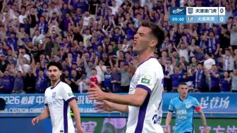 科尔多瓦VAR争议破门 津门虎1-0英博终结7轮不胜仍垫底 科尔多瓦VAR争议破门 津门虎1-0英博终结7轮不胜仍垫底